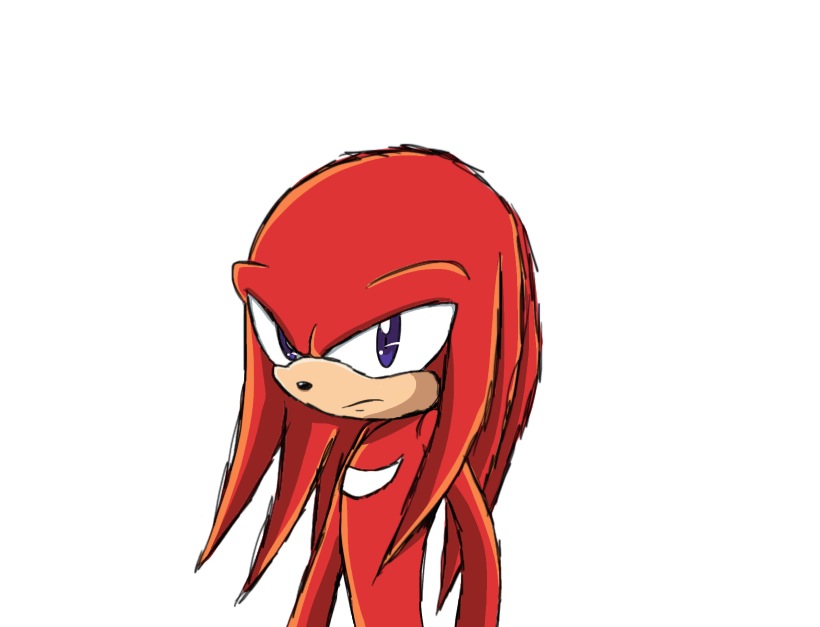 Knuckles The Echidna Drawing at GetDrawings Free download