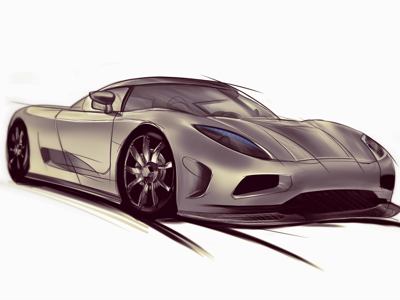 Koenigsegg Drawing at GetDrawings Free download