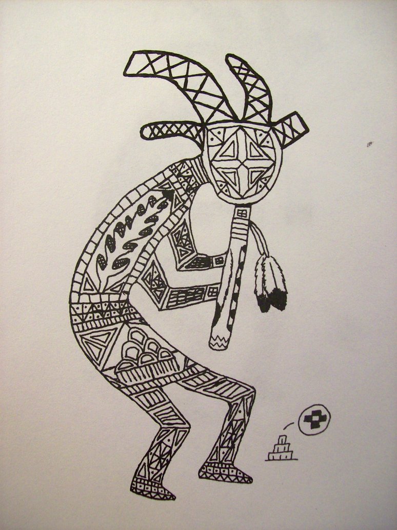 Kokopelli Drawing at GetDrawings Free download