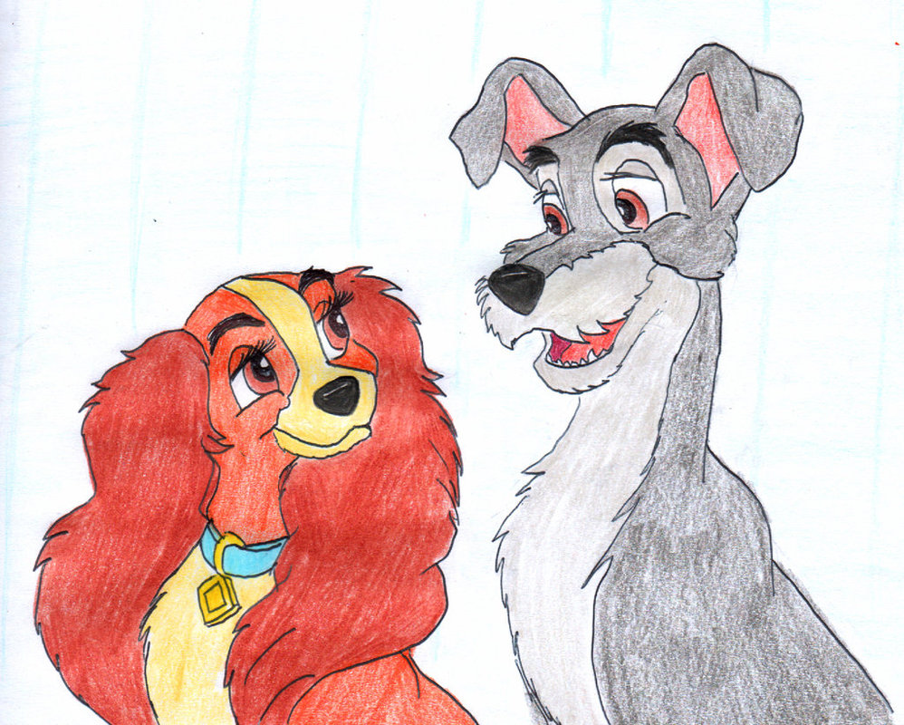 Lady And The Tramp Drawing at GetDrawings Free download