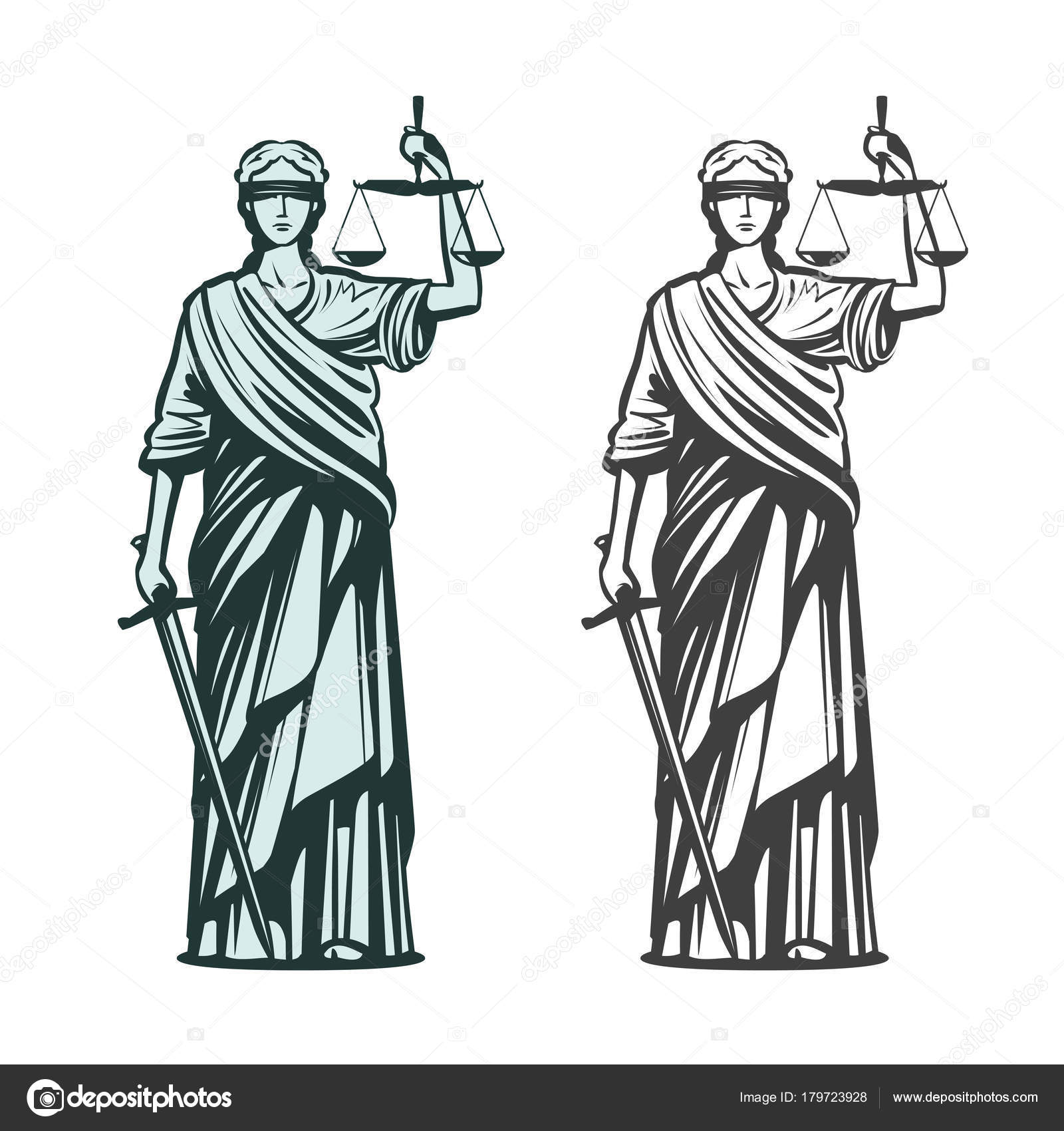 Lady Of Justice Drawing at GetDrawings | Free download