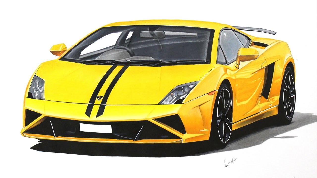 Lamborghini Gallardo Drawing at GetDrawings | Free download