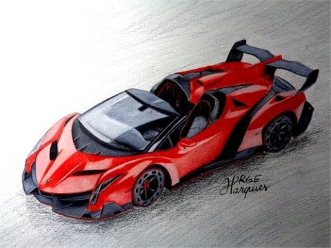 lamborghini veneno drawing