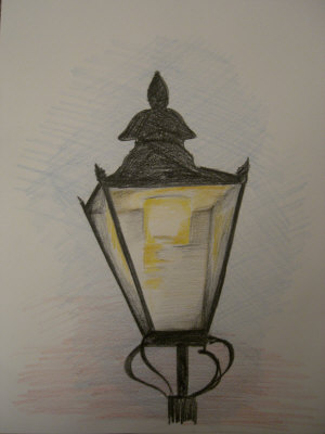 Lamp Post Drawing at GetDrawings | Free download