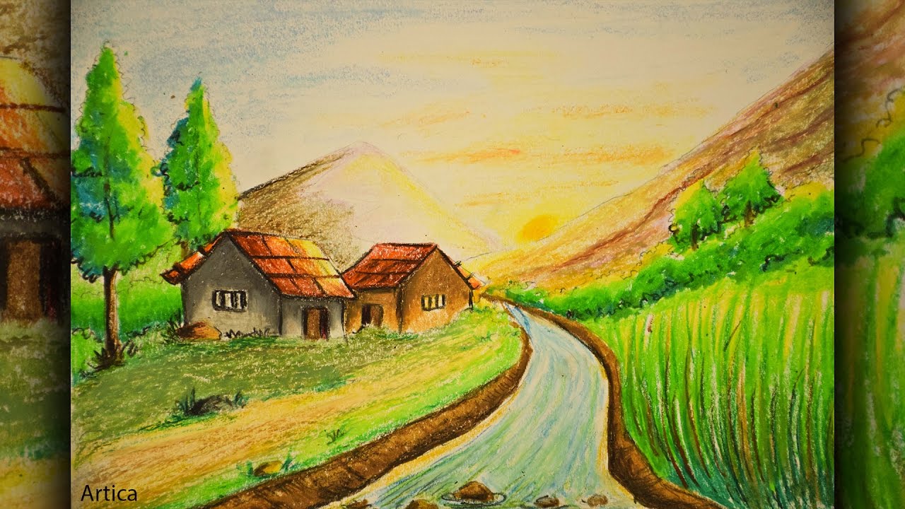 Landscape Color Drawing at GetDrawings Free download