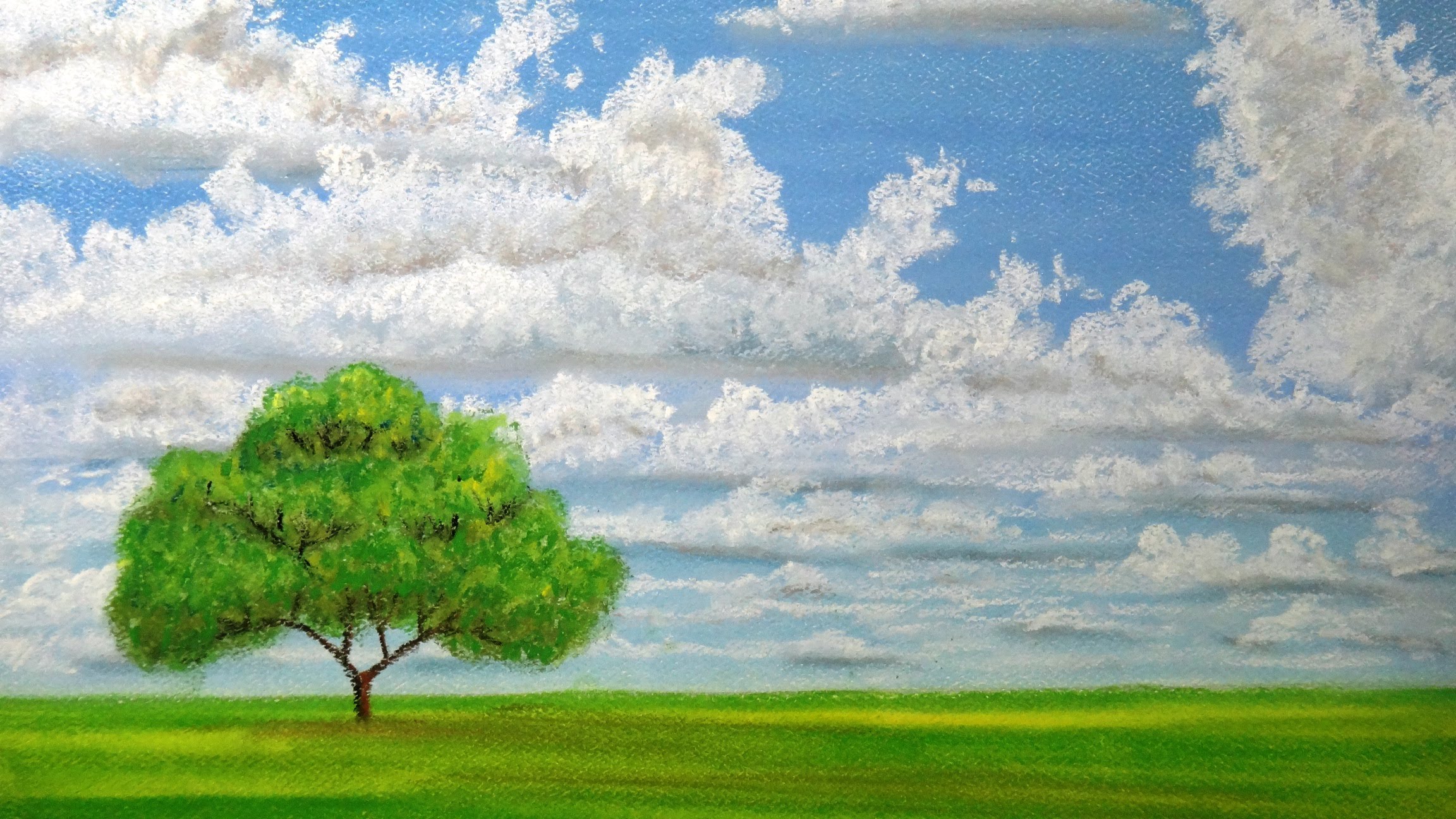 Landscape Pastel Drawing at GetDrawings Free download