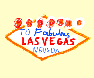 Las Vegas Sign Drawing at GetDrawings | Free download