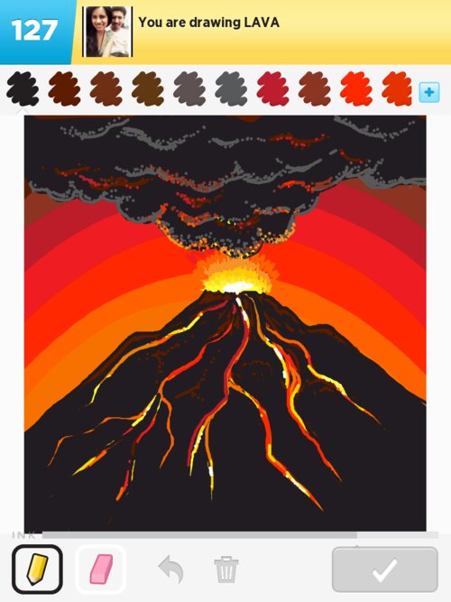 Lava Drawing at GetDrawings | Free download