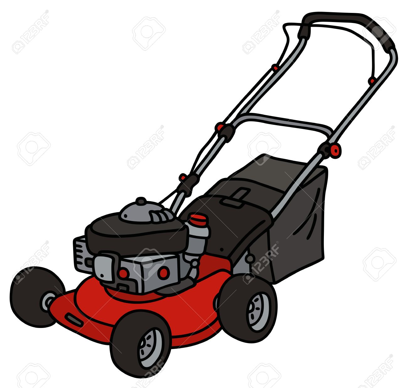 Lawn Mower Drawing at GetDrawings Free download