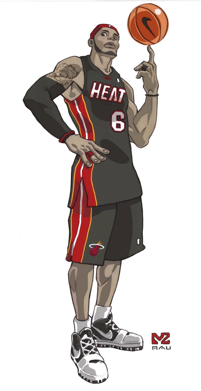 Lebron James Cartoon Drawing at GetDrawings | Free download