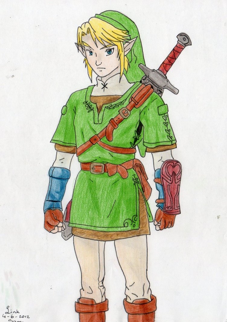 Legend Of Zelda Link Drawing at GetDrawings Free download