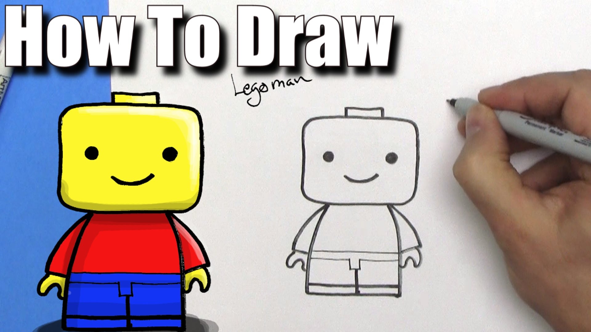 how to draw lego characters