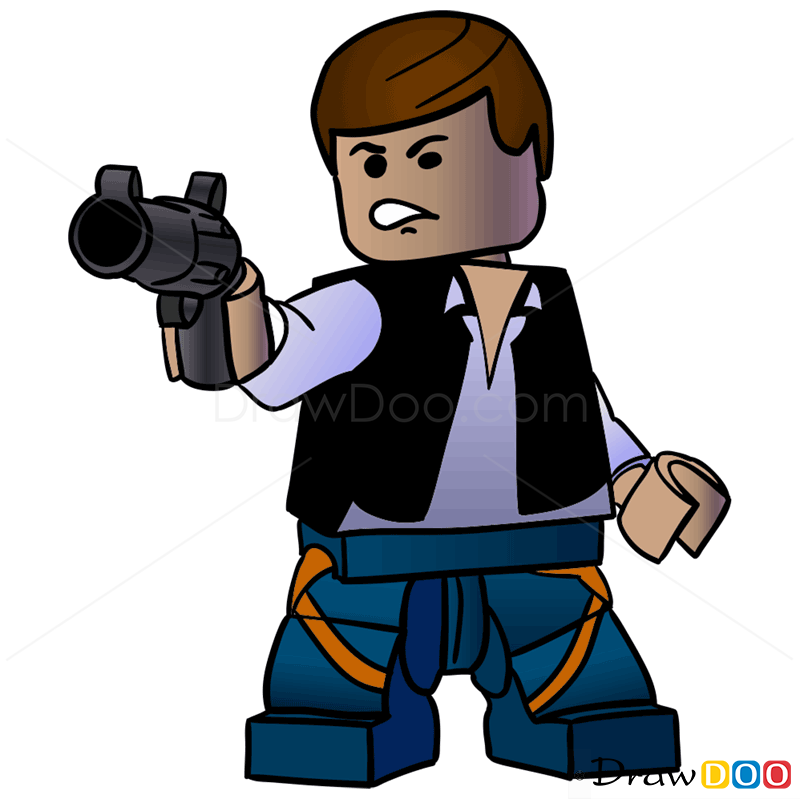 lego star wars han solo icon