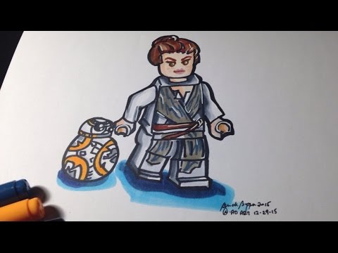 how to draw lego star wars characters