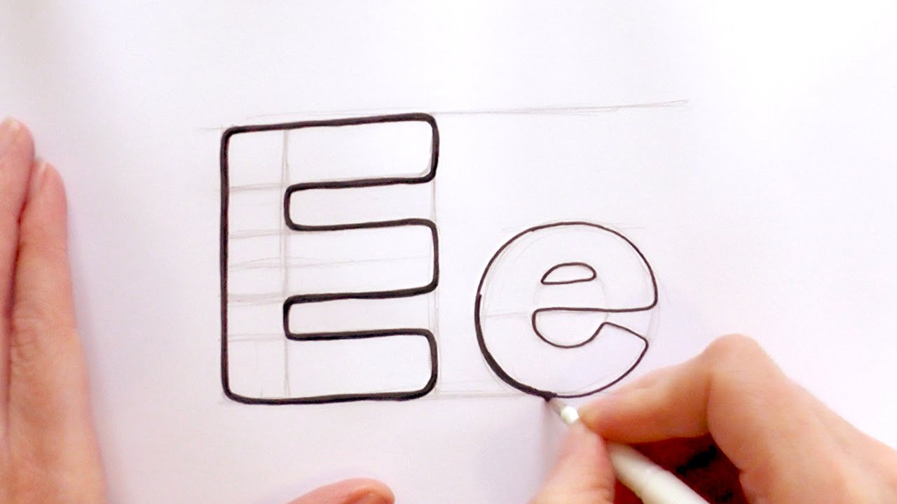 Letter E Drawing at GetDrawings Free download