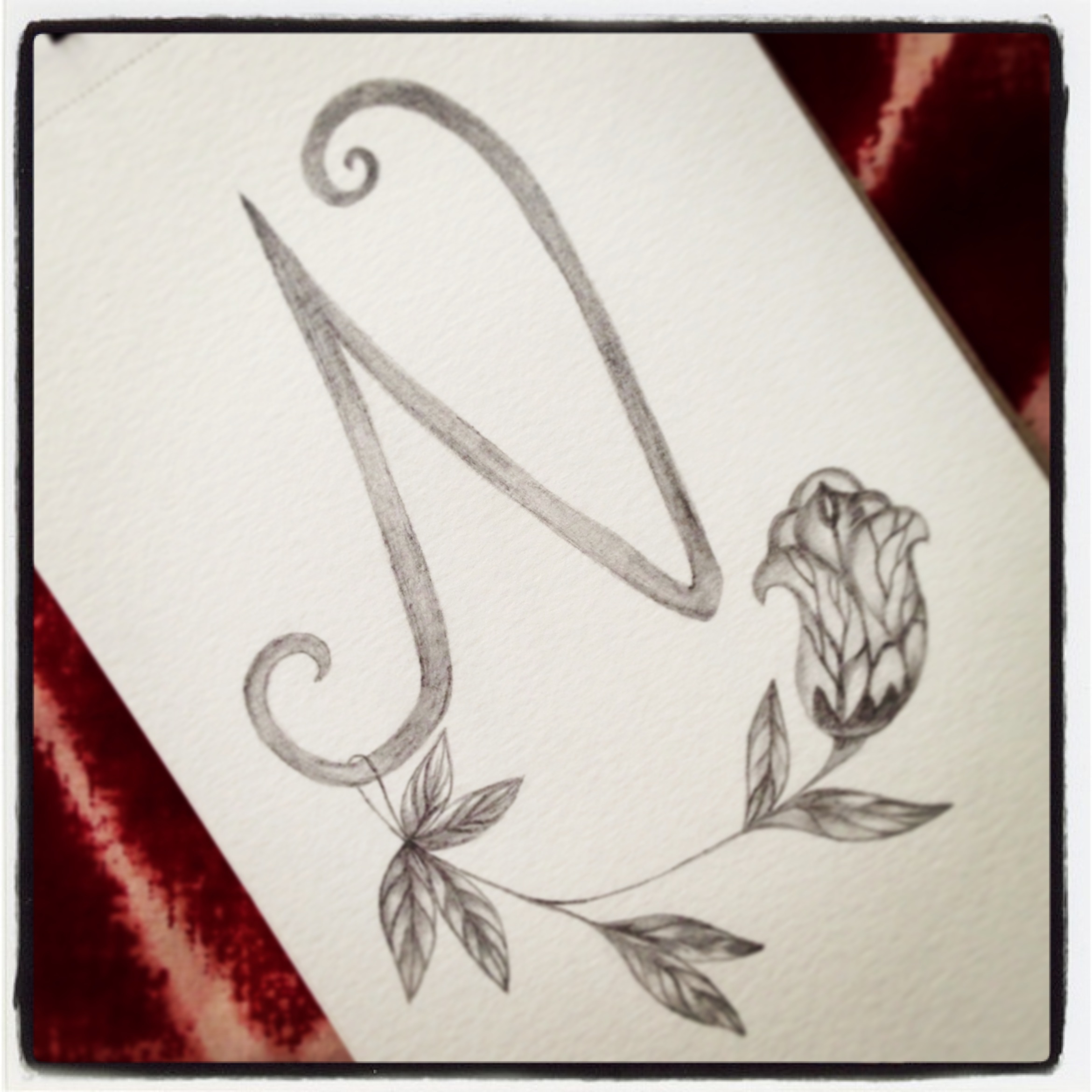 Letter N Drawing at GetDrawings Free download
