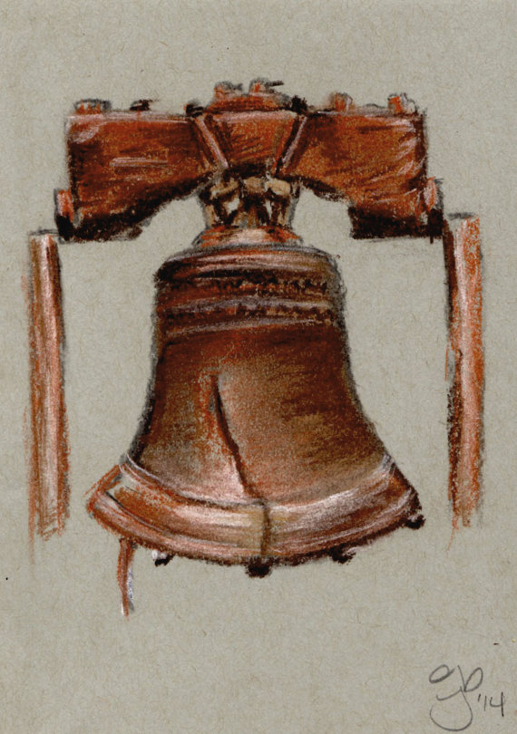 Liberty Bell Drawing at GetDrawings | Free download