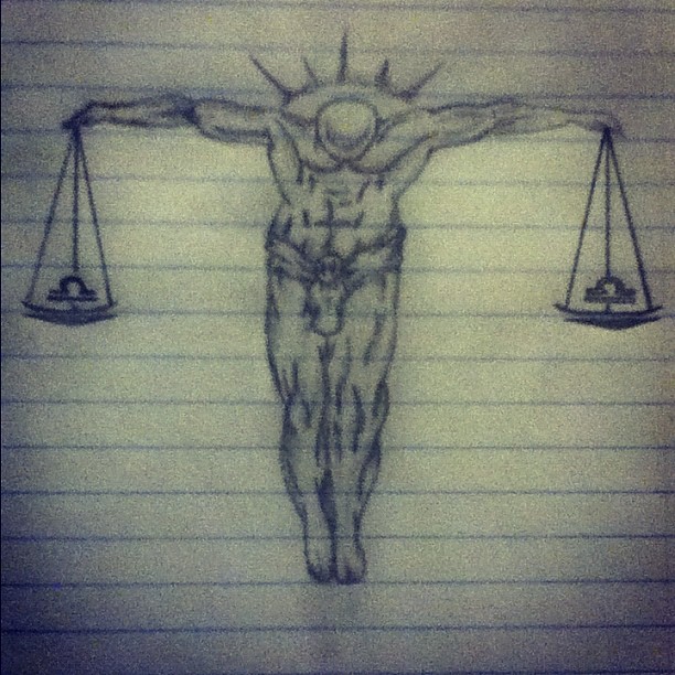 Libra Scales Tattoo Sketch Related Keywords & Suggestions - 