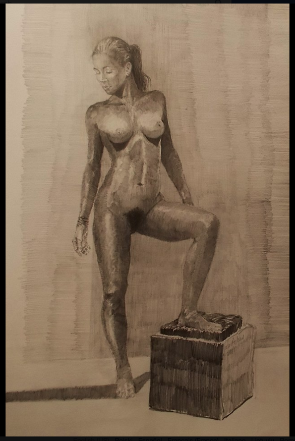 585x874 Life Drawing Study