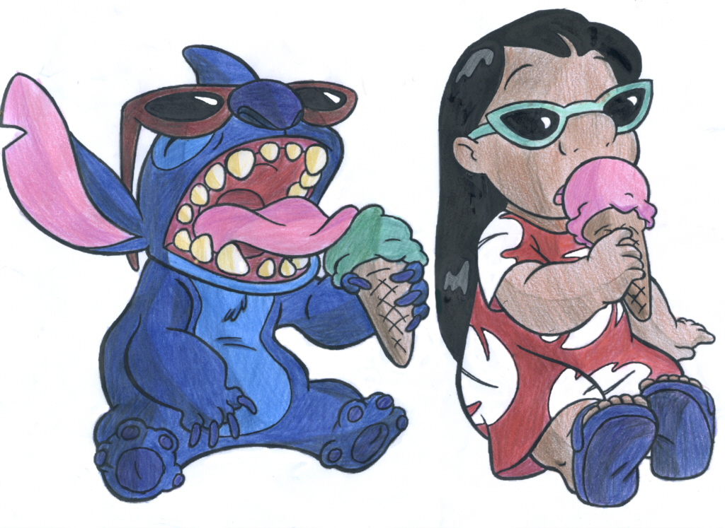 Lilo And Stitch Drawing At Getdrawings Free Download Paper (we use marker paper). getdrawings com