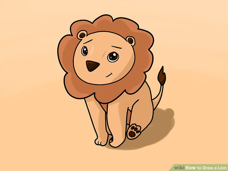 20+ New For Cartoon Cute Lion Cub Drawing | Armelle Jewellery