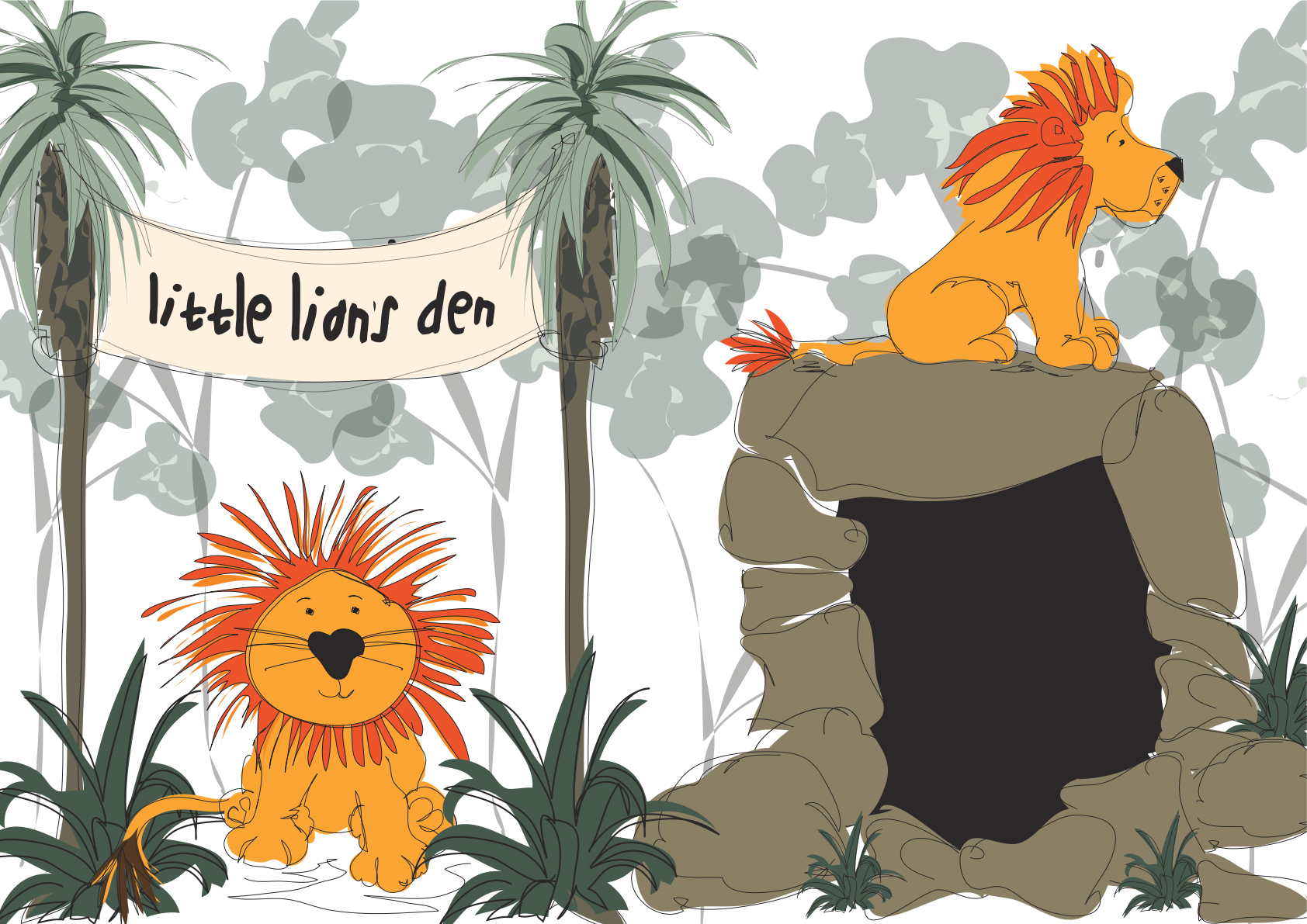 Lion Den Drawing at GetDrawings Free download