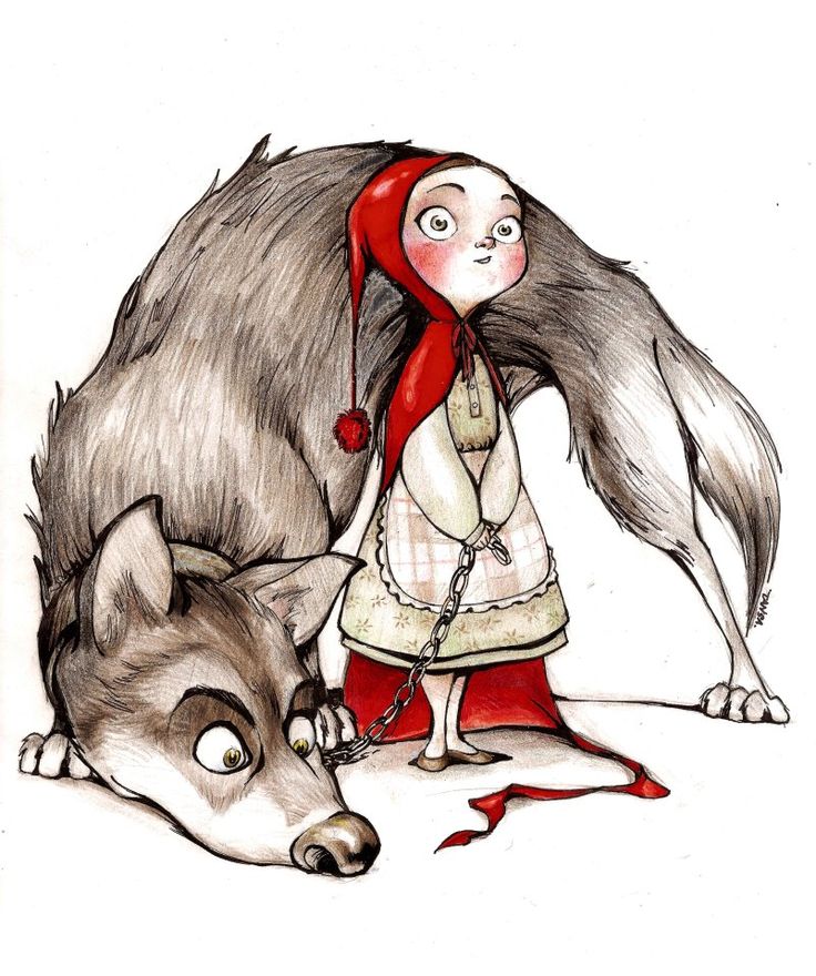 Little Red Riding Hood Drawing at GetDrawings Free download