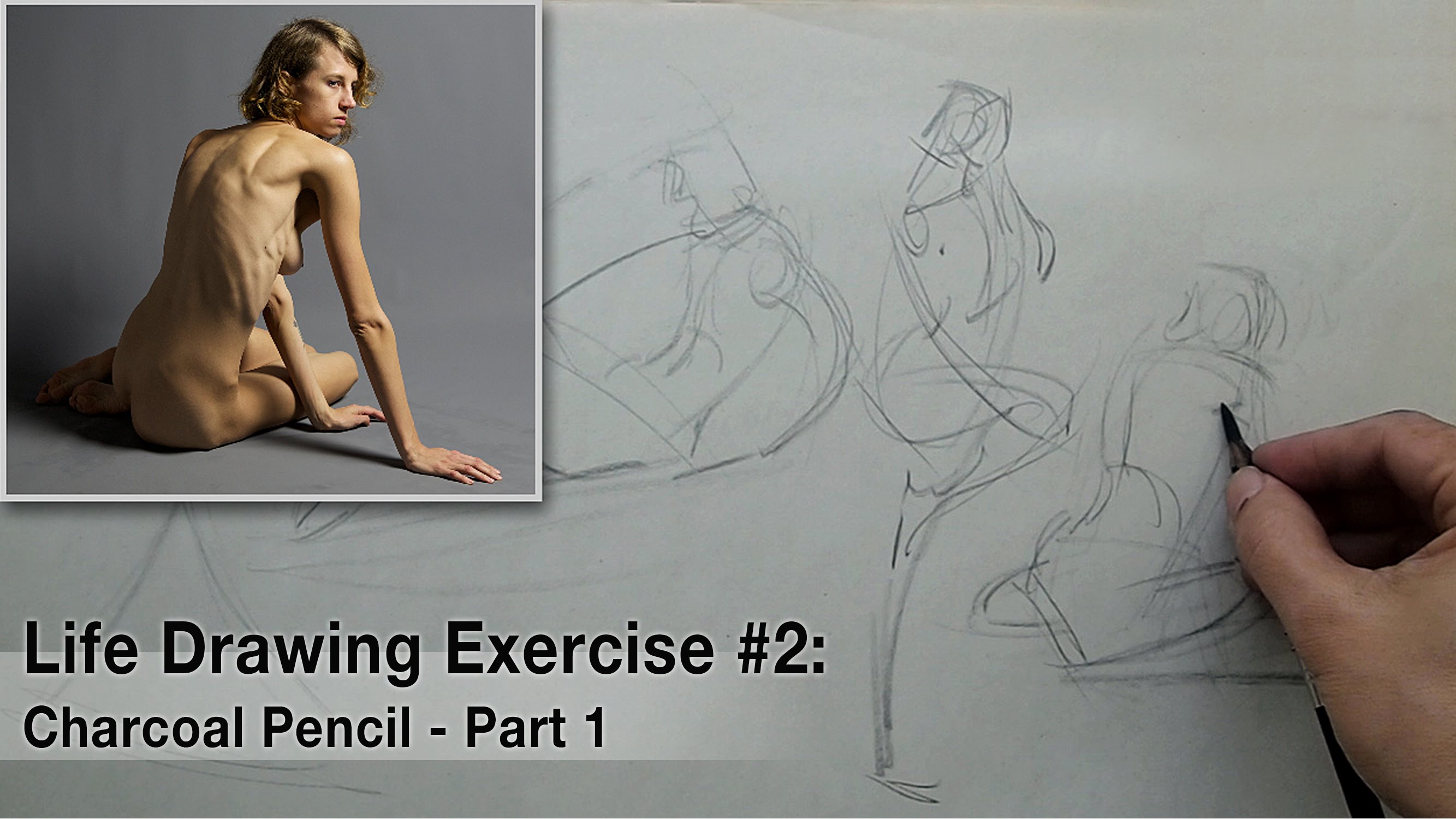 Female models for gesture drawing