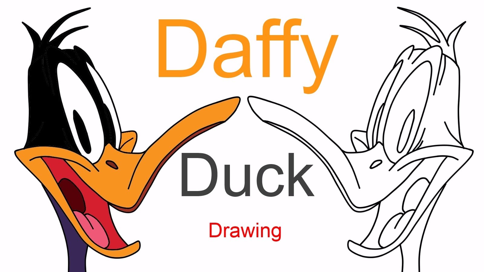 Most Popular Daffy Duck Drawing Easy.