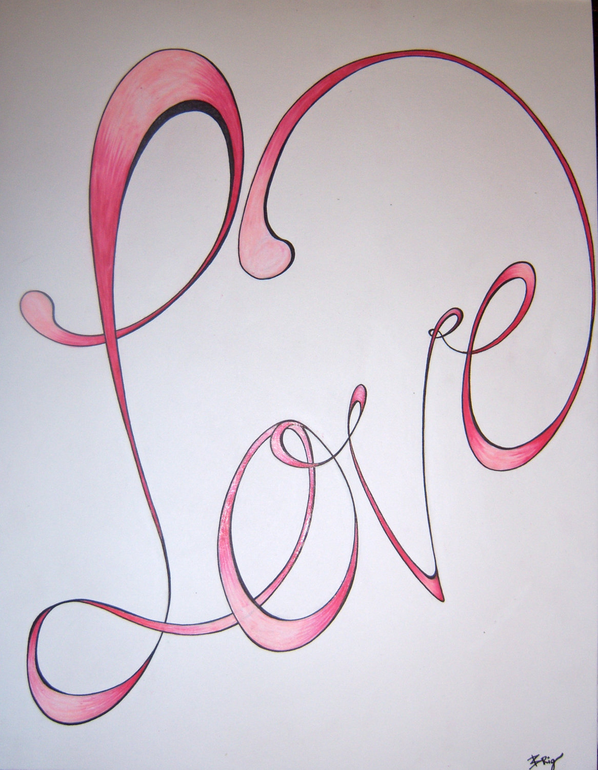 Love Word Drawing at GetDrawings Free download