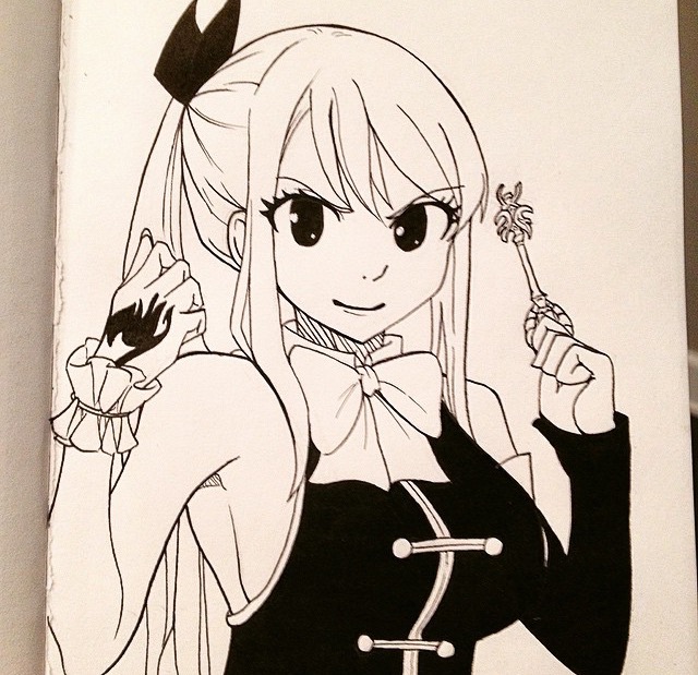 Lucy Heartfilia Drawing at GetDrawings | Free download