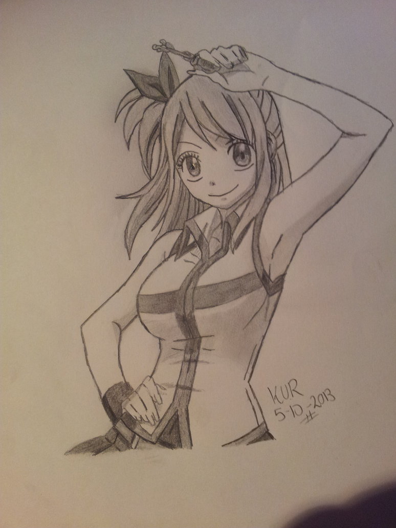 Lucy Heartfilia Drawing at GetDrawings | Free download