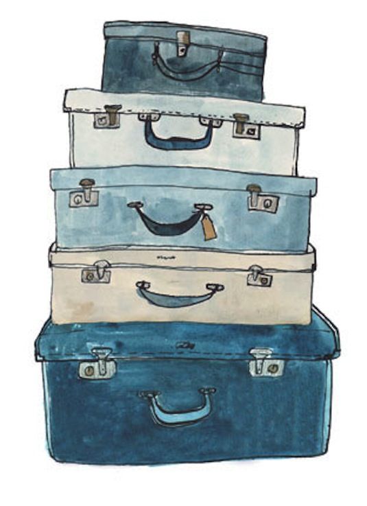 Luggage Drawing at GetDrawings | Free download