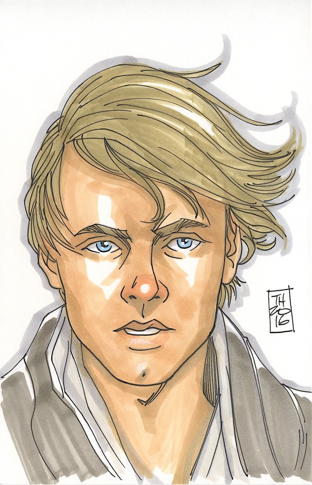 Luke Skywalker Drawing at GetDrawings | Free download