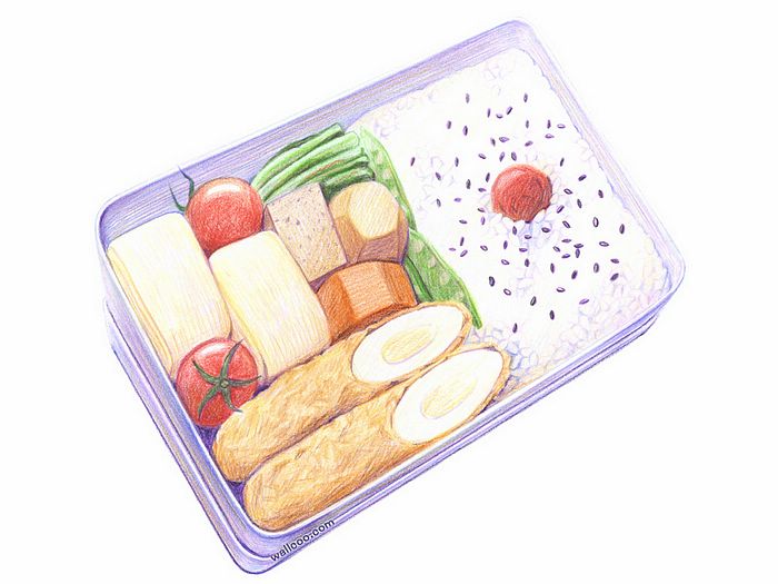 Lunch Box Drawing at GetDrawings Free download