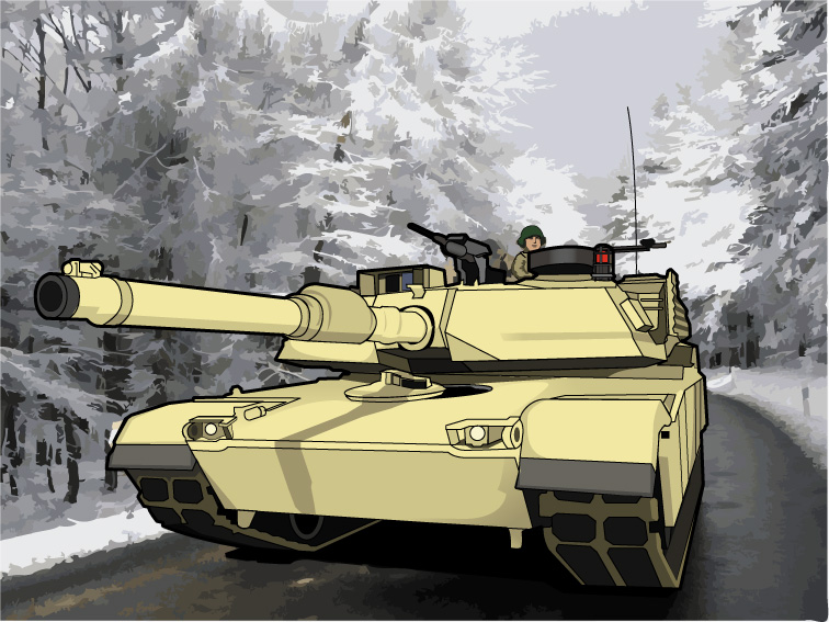 M1 Abrams Tank Drawing at GetDrawings Free download