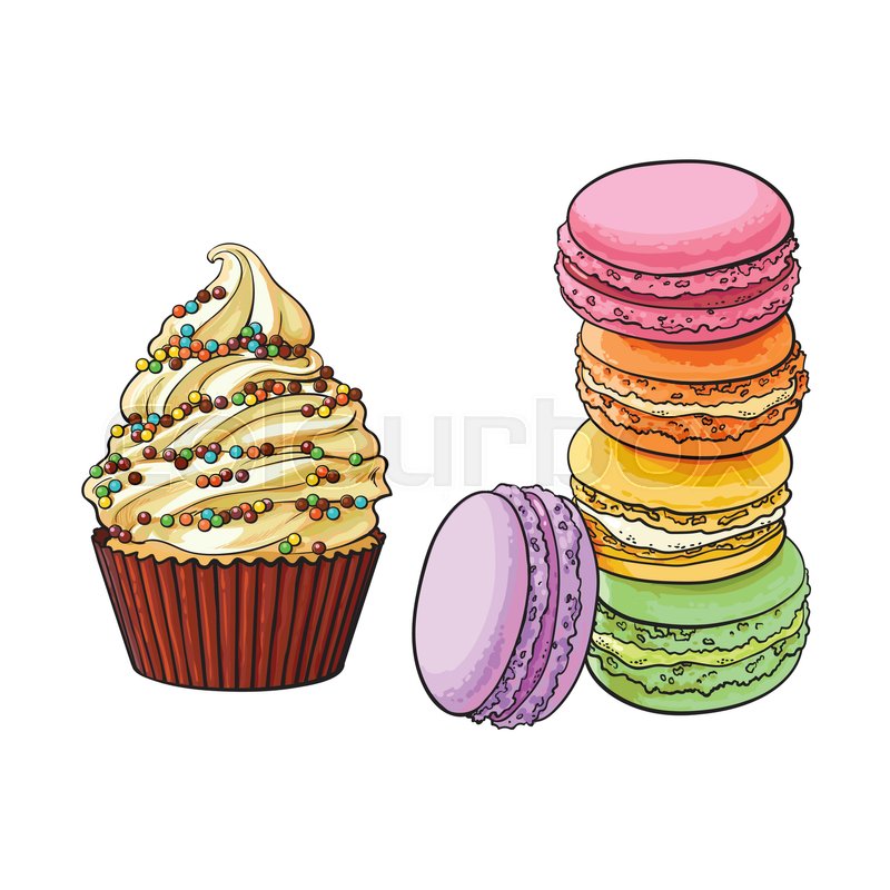 Macaron Drawing at GetDrawings | Free download