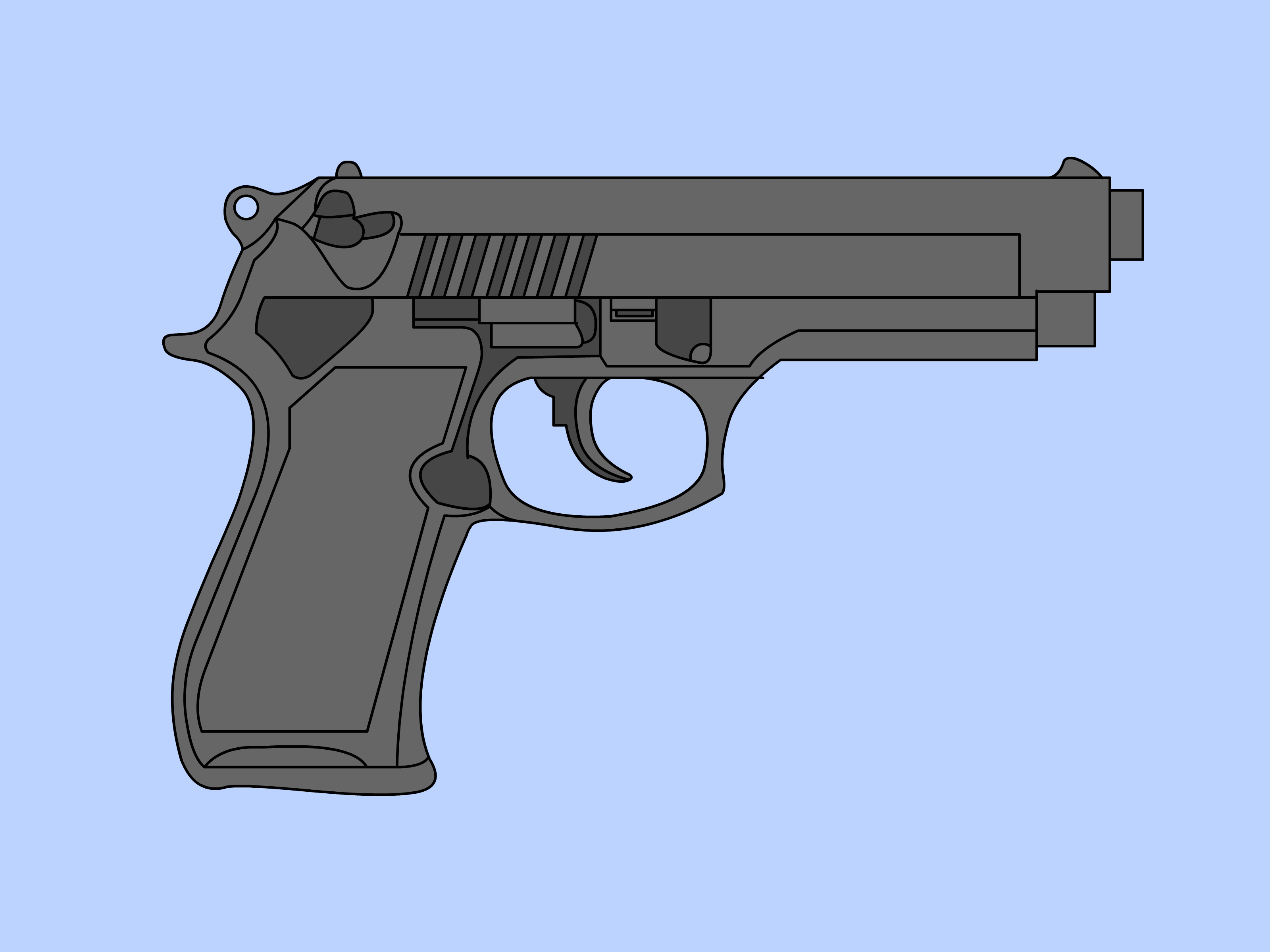Machine Gun Drawing at GetDrawings | Free download