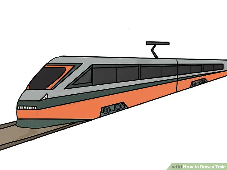 Maglev Train Drawing at GetDrawings | Free download
