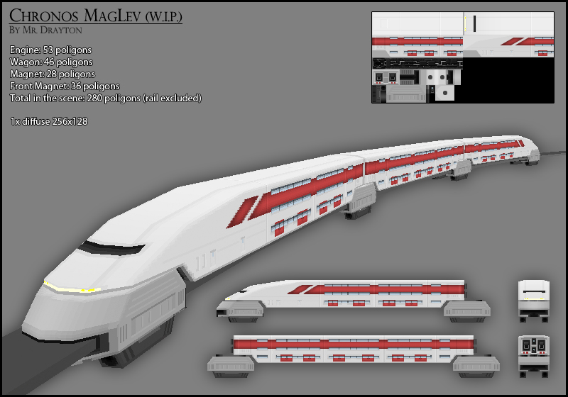 maglev train sketch