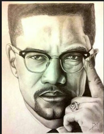 Malcolm X Drawing at GetDrawings | Free download