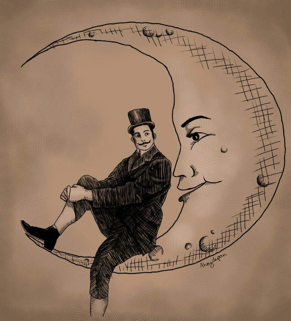 Man In The Moon Drawing at GetDrawings Free download