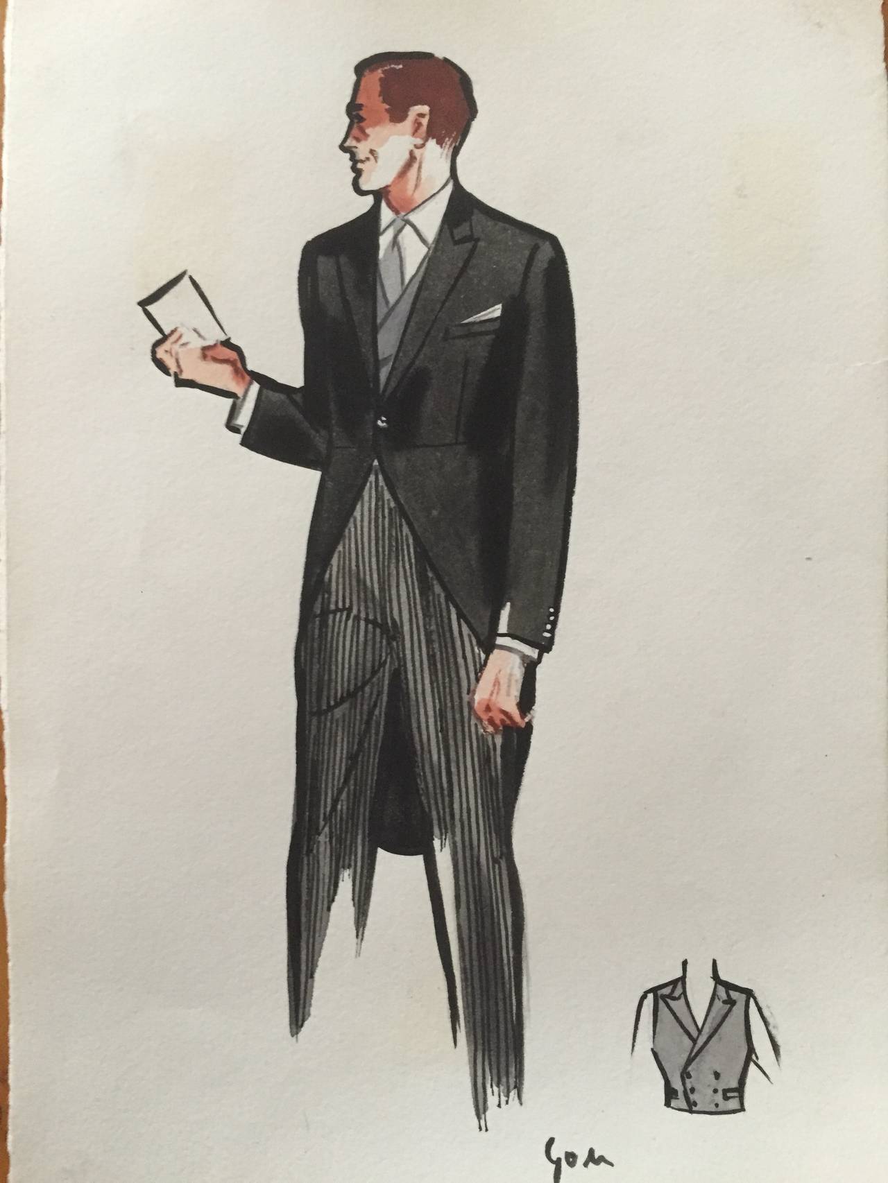Man In Tuxedo Drawing at GetDrawings Free download