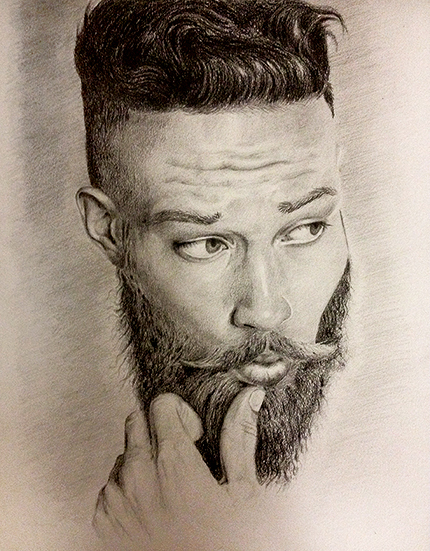 Man With Beard Drawing At Getdrawings Free Download