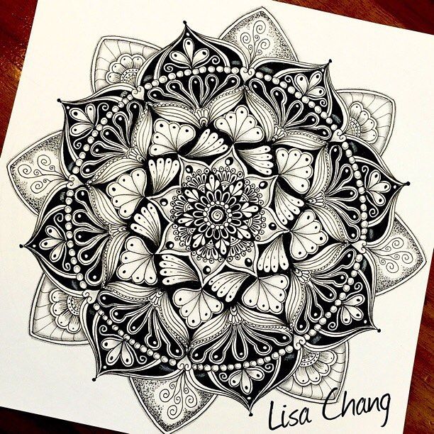 Mandala Flower Drawing at GetDrawings Free download