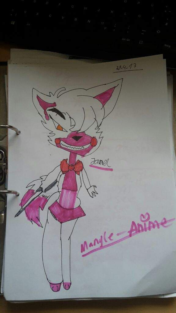 Mangle Fnaf Drawing At Getdrawings 