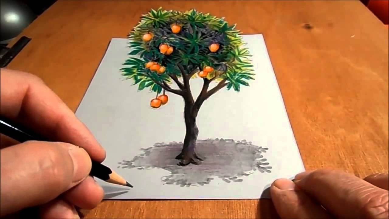 Pencil Mango Tree Drawing Easy - Draw-resources