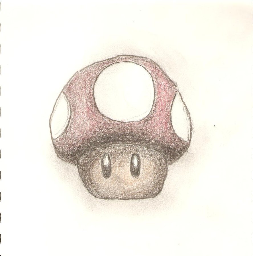 Mario Mushroom Drawing at GetDrawings Free download