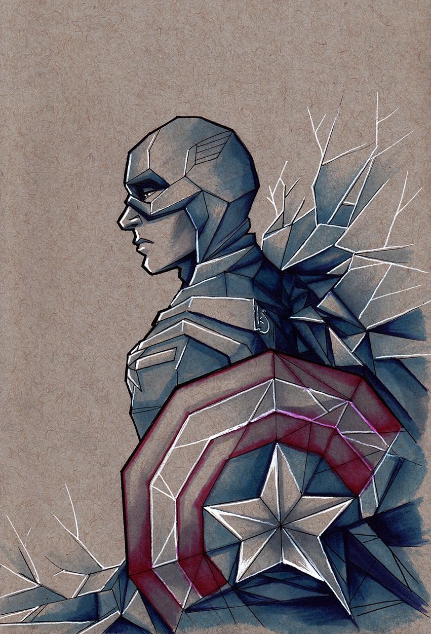 Marvel Drawing at GetDrawings.com | Free for personal use Marvel