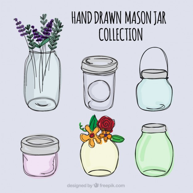 Mason Jar Drawing at GetDrawings | Free download